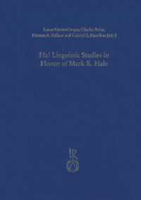 Ha! Linguistic Studies in Honor of Mark R. Hale （2022. 440 S. 10 SW-Abb. 24 cm）