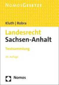 Landesrecht Sachsen-Anhalt : Textsammlung - Rechtsstand: 1. Februar 2023 （24TH）