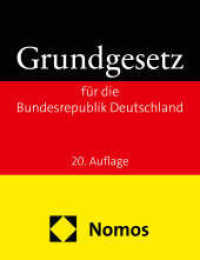 Grundgesetz für die Bundesrepublik Deutschland (Grundgesetz Mini) （20. Aufl. 2025. 352 S. Mindestabnahme 10 Exemplare zu je. 70 mm）