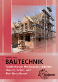 Tabellenbuch Hochbaufacharbeiter, Maurer, Beton- und Stahlbetonbauer （2024. 184 S. 215 mm）