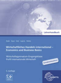 Lehrerhandbuch zu 94049 Wirtschaftliches Handeln international （5. Aufl. 2023. 152 S. 260 mm）