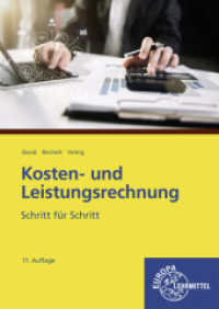 Lösungen zu Kosten- und Leistungsrechnung Schritt für Schrit （11. Aufl. 2021. 92 S. 240 mm）