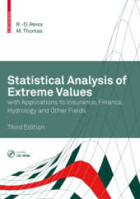 Statistical Analysis of Extreme Values : With Applications to Insurance, Finance, Hydrology and Other Fields （3RD）