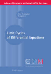 Limit Cycles of Differential Equations (Advanced Courses in Mathematics)