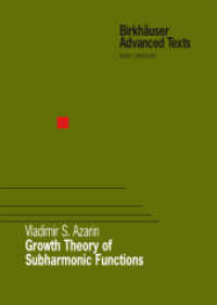 Growth Theory of Subharmonic Functions (Birkhäuser Advanced Texts)