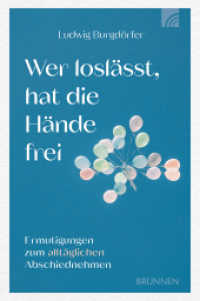Wer loslässt, hat die Hände frei : Ermutigungen zum alltäglichen Abschiednehmen. Das Buch hilft, auch im täglichen Abschiednehmen Positives zu erleben, Freiräume für Neues zu entdecken, um erfüllt und getröstet （2024. 176 S. 208 mm）
