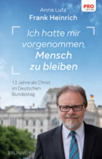 Ich hatte mir vorgenommen, Mensch zu bleiben : 12 Jahre als Christ im Deutschen Bundestag （2023. 160 S. 21 cm）