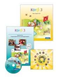 Kennenlern-Angebot: Konfi 3, m. 2 Buch, m. 1 Beilage, 3 Teile : Begleit-Heft für Kinder, Werkbuch und Spielplan （2012. 223 S. m. meist farb. Abb. u. Noten, 1 Beil. 29.7 cm）
