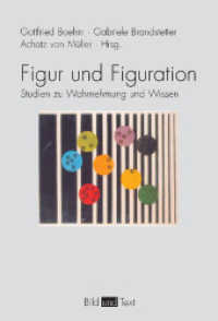 形象と形象化：知覚と知の関係の研究<br>Figur und Figuration : Studien zu Wahrnehmung und Wissen (Bild und Text) （2007. 2007. 376 S. 50 SW-Fotos. 23.3 cm）