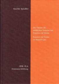 Politische Philosophie und Rechtstheorie des Mittelalters und der Neuzeit (PPR). II,6 Die Theorie des natürlichen Gesetzes bei Francisco de Vitoria. Francisco de Vitoria on Natural Law (Politische Philosophie und Rechtstheorie des Mittelalters u （2015. XXII, 285 S. 24.4 cm）