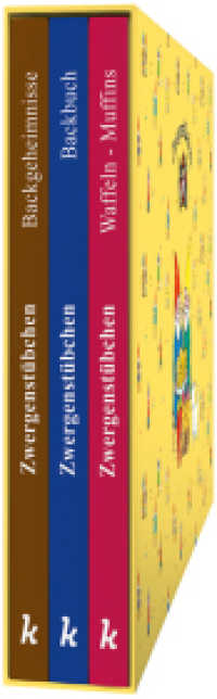 Zwergenstübchen-Schuber : 3 Backbücher in einer Sammelbox: Backgeheimnisse, Backbuch, Feine Waffeln - Tolle Muffins (Zwergenstübchen) （2023. 192 S. 165 x 220 mm）