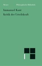 カント『判断力批判』（新版）<br>Kritik der Urteilskraft : Hrsg. v. Heiner F. Klemme (Philosophische Bibliothek Bd.507) （Neuaufl. 2001. XCVII, 535 S.）