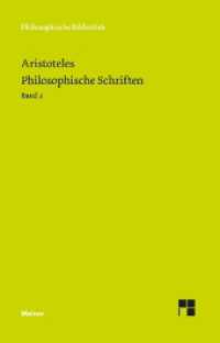 Philosophische Schriften. Band 2 : Topik / Topik, neuntes Buch oder Über die sophistischen Widerlegungsschlüsse (Philosophische Bibliothek 722) （2023. 290 S. 190 mm）