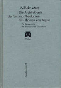 Die Architektonik der -Summa Theologiae des Thomas von Aquin: Zur Gesamtsicht des thomasischen Gedankens
