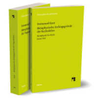 Kant: Metaphysik der Sitten. Teil 1+2, m. 2 Buch (Philosophische Bibliothek 360 + 430) （2023. 125, 393 S. 190 mm）