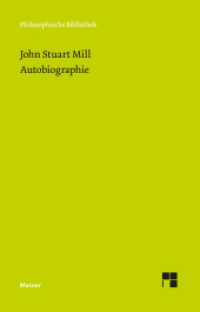 Autobiographie (Philosophische Bibliothek 629) （2024. 300 S. 190 mm）
