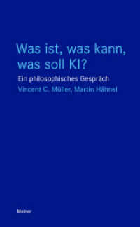 Was ist, was kann, was soll KI? : Ein philosophisches Gespräch (Blaue Reihe) （2024. 105 S. 210 mm）