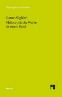 Philosophische Werke in einem Band (Philosophische Bibliothek 679) （2025. XXXVIII, 322 S. 190 mm）