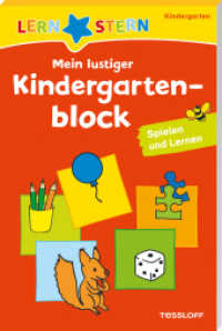 LERNSTERN Mein lustiger Kindergartenblock Spielen und Lernen (LERNSTERN) （1. Aufl. 2019. 176 S. Abreißblock s/w. 240 mm）
