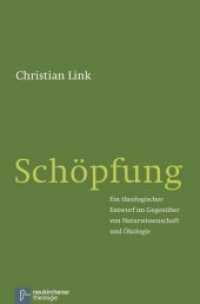 SchÃ¶pfung : Ein theologischer Entwurf im GegenÃ'ber von Naturwissenschaft und Ãkologie