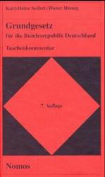 Grundgesetz für die Bundesrepublik Deutschland, Taschenkommentar （7. Aufl. 2003. 844 S. 18 cm）