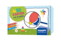 50 Karten zum Ausmalen - Erste Dinge : Mitnehmen, gestalten, verschenken (KARTOLINO Kinderspaßkarten) （2025. 50 S. vierfarbig. 10.8 x 16.6 cm）