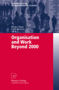 Organisation and Work Beyond 2000 (Contributions to Management Science)