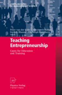 Teaching Entrepreneurship : Cases for Education and Training (Contributions to Management Science)