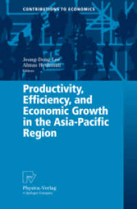 Productivity, Efficiency, and Economic Growth in the Asia-pacific Region (Contributions to Economics)