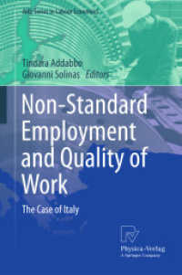 Non-Standard Employment and Quality of Work : The Case of Italy (Aiel Series in Labour Economics)