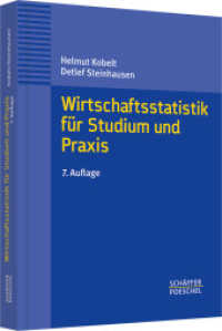 Wirtschaftsstatistik für Studium und Praxis （7. Aufl. 2006. 398 S. m. Abb., Beil.: Formelsammlung. 230.000 mm）