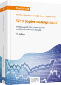 Wertpapiermanagement : Professionelle Wertpapieranalyse und Portfoliostrukturierung (Handelsblatt-Bücher) （11. Aufl. 2017. 660 S. 230.000 mm）