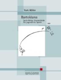 Bartokiana, Klavier : Sechs kleine Klavierstücke für jugendliche Spieler. Klavier.. 6 Min. （2019. 12 S. 303 mm）