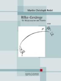 Rilke-Gesänge : op. 99. Mezzo-Sopran und Klavier. Mezzosopran.. 12 Min. （2021. 24 S. 303 mm）