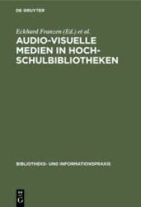 Audio-visuelle Medien in Hochschulbibliotheken : Seminar in der Universitätsbibliothek Bochum vom 6. bis 8. März 1972 (Bibliotheks- und Informationspraxis 7)