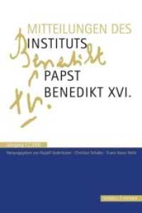 Mitteilungen Institut Papst Benedikt XVI. : Bd. 1