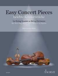 Leichte Konzertstücke : 26 leichte Vortragsstücke aus 4 Jahrhunderten. Streichquartett oder Streichorchester (Violine 3 / Viola ad lib.). Partitur und Stimme. (Easy Concert Pieces) （2020. 128 S. 303 mm）