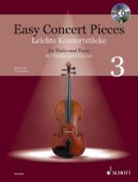 Easy Concert Pieces Book 3 Violin : 16 Famous Pieces from 4 Centuries (Easy Concert Pieces)
