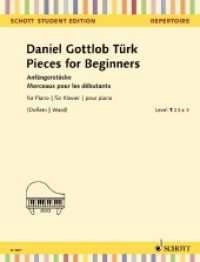 Pieces for Beginners / Anfängerstücke, Klavier : Klavier. (Schott Student Edition - Repertoire) （2019. 24 S. 303 mm）