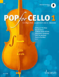 Pop for Cello Bd.1 : 12 Pop-Hits zusätzlich mit 2. Stimme. Band 1. 1-2 Violoncelli.. Ausgabe mit Online-Audiodatei (Pop for Cello Band 1) （2019. 28 S. 303 mm）