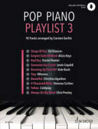 Pop Piano Playlist 3 : 10 Tracks arranged by Carsten Gerlitz. Band 3. Klavier. （2023. 56 S. 303 mm）