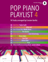 Pop Piano Playlist 4 : 10 Tracks - arranged by Carsten Gerlitz. Band 4. Klavier. （2024. 52 S. 303 mm）