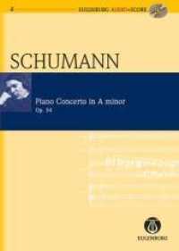 Klavierkonzert a-Moll op.54, Studienpartitur u. Audio-CD : op. 54. Klavier und Orchester. Studienpartitur.. 30 Min. (Eulenburg Audio+Score) （2006. X, 169 S. Noten. 225 mm）