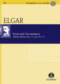 Pomp and Circumstance, Studienpartitur + Audio-CD : Military Marches Nos. 1-5. op. 39/1-5. Orchester. Studienpartitur.. 29 Min. (Eulenburg Audio+Score) （2016. 148 S. 225 mm）