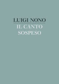 Il canto sospeso : Faksimile des Partiturautographs. Sopran-, Alt- und Tenor-Solo, gemischter Chor und Orchester.. 30 Min. （2022. 136 S. 530 mm）