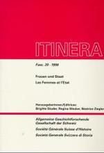 Frauen Und Staat /Les Femmes Et l'Etat (Itinera)