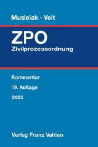 Zivilprozessordnung : mit Gerichtsverfassungsgesetz