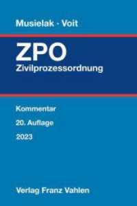 Zivilprozessordnung : mit Gerichtsverfassungsgesetz