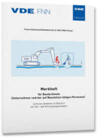 Merkheft für Baufachleute : Sicheres Arbeiten im Bereich von Ver- und Entsorgungsanlagen （2. Aufl. 2023. 28 S. 21 cm）