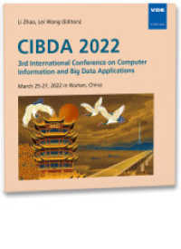 CIBDA 2022, CD-ROM : 3rd International Conference on Computer Information and Big Data Applications, March 25-27, 2022 in Wuhan, China （Neuerscheinung. 2022. 1190 S. 14 cm）